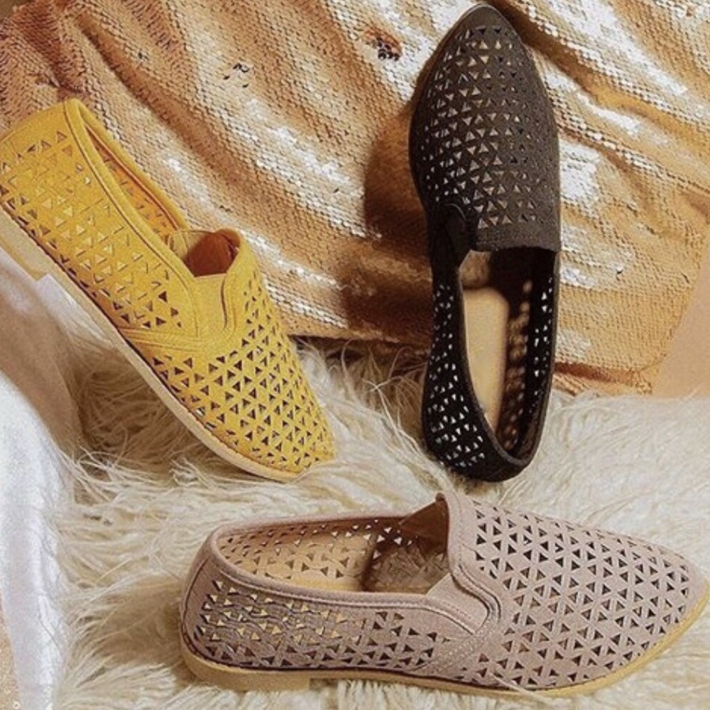 Taupe Faux Suede Flats